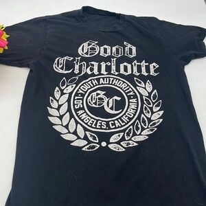 Good Charlotte Black T-shirt missing size tag - fits like small
